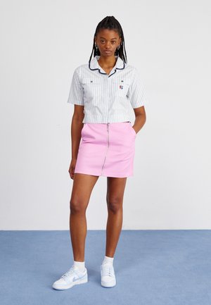 LOUISE ZIP SKIRT - Mini skirt - pastel lavender