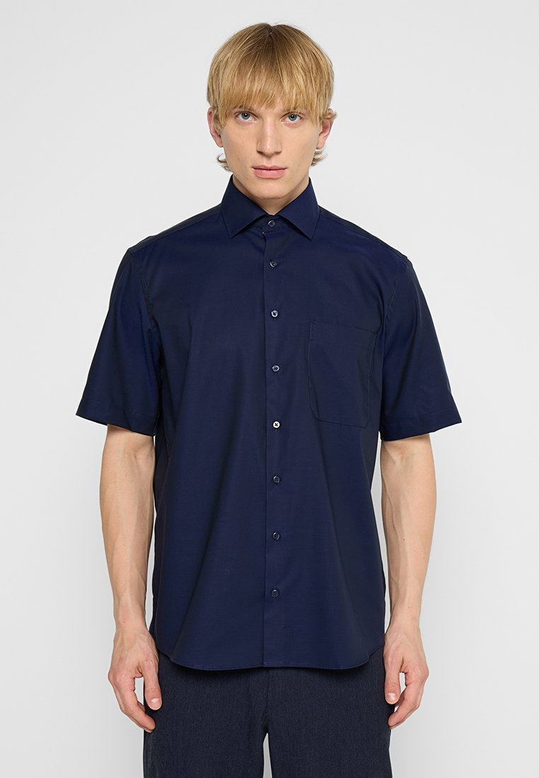 Eterna Overhemd donkerblauw Eterna Overhemd donkerblauw