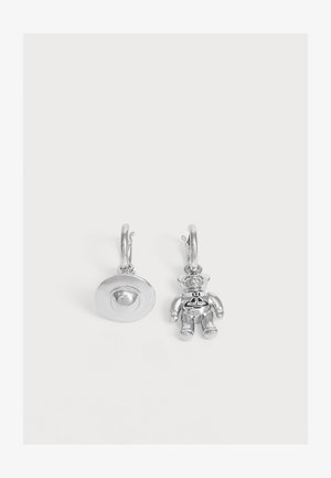 Vivienne Westwood, RUBY SMALL UNISEX - Boucles d'oreilles - silver-coloured/ black