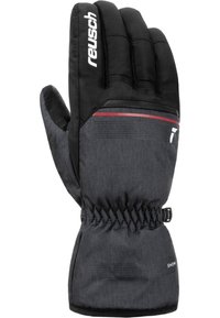 Reusch SNOW - Fingervantar - blck blck melang fire red