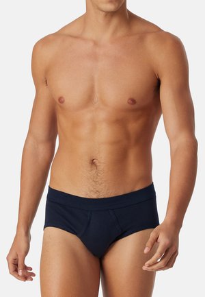 Schiesser 4ER PACK COTTON ESSENTIALS FEIN - Slip - blau