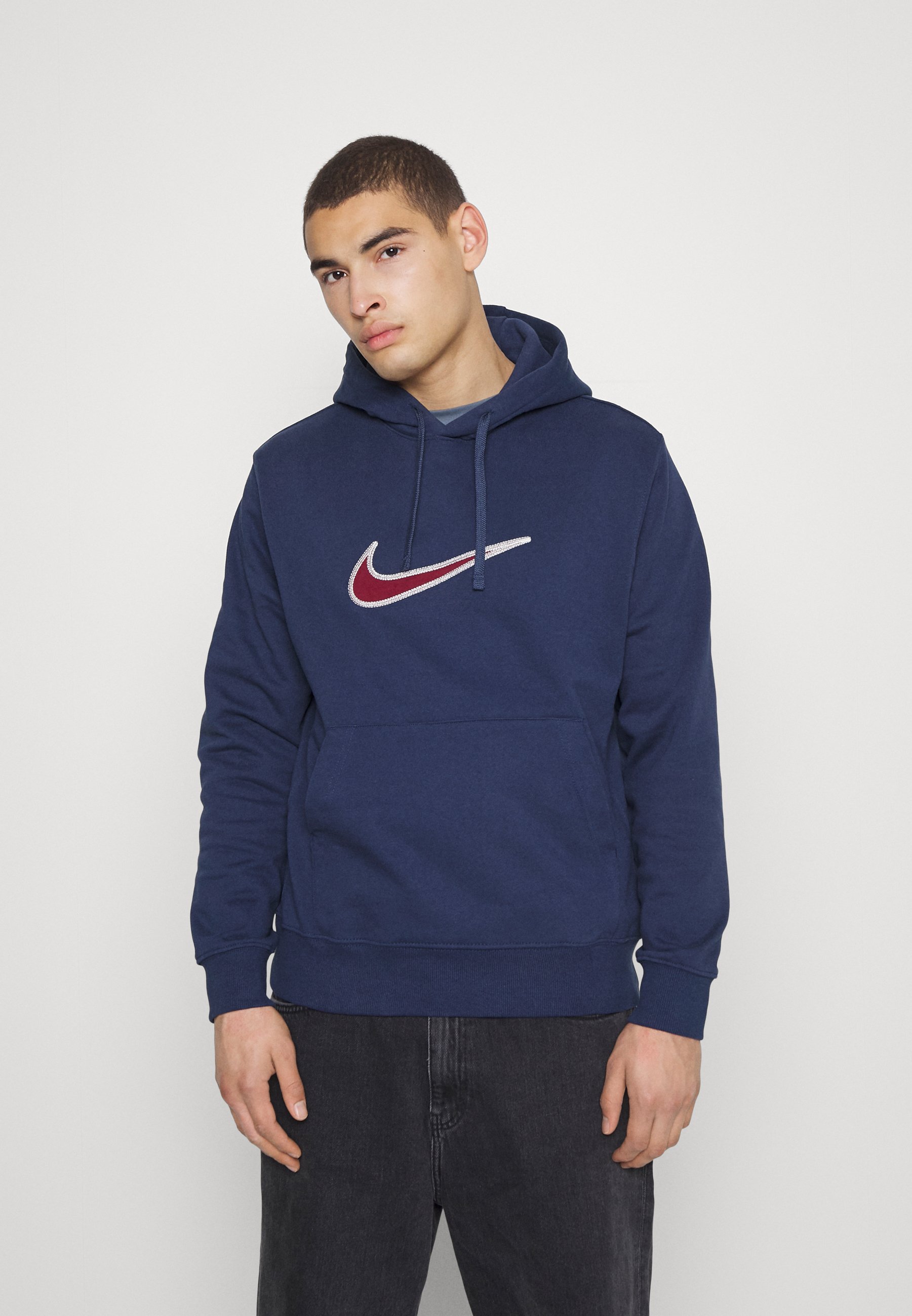 nike navy pullover hoodie