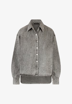 Apart MIT KRISTALLSTEINEN - Overhemdblouse - grau
