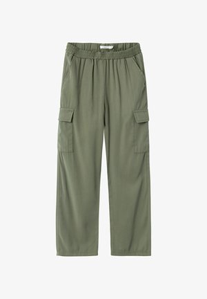 STRAIGHT FIT - Pantalon cargo - deep lichen green