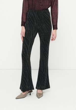 VMNITA FLARED PANT - Hlače - black