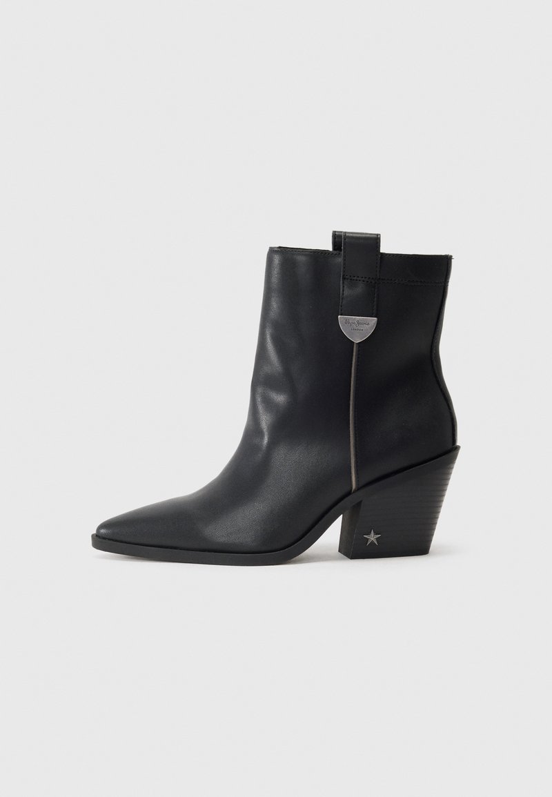Pepe Jeans GINA CITIES - Μποτάκι καουμπόι/μηχανόβιου - black