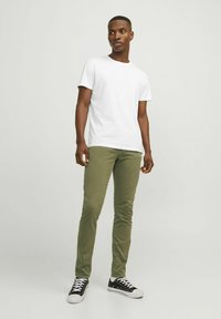 Jack & Jones Džíny Slim Fit - deep lichen green