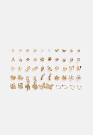 25 PACK - Earrings - gold-coloured