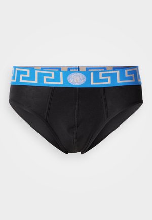 UNDERPANTS LOW RISE - Aluspüksid - black/royal blue/gold-coloured
