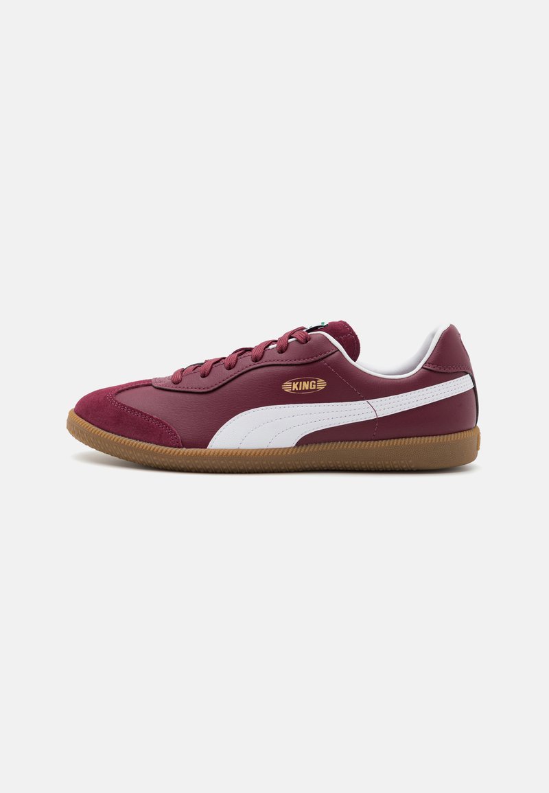 Puma - KING 21 IT - Indoor football boots - burgundy/white, Enlarge