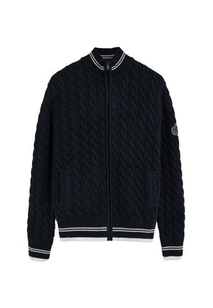Polo Club, CARDIGAN MAN NAUTIC PATCH C IO LONG SLEEVE REGULAR FIT - Chaqueta de punto - navy