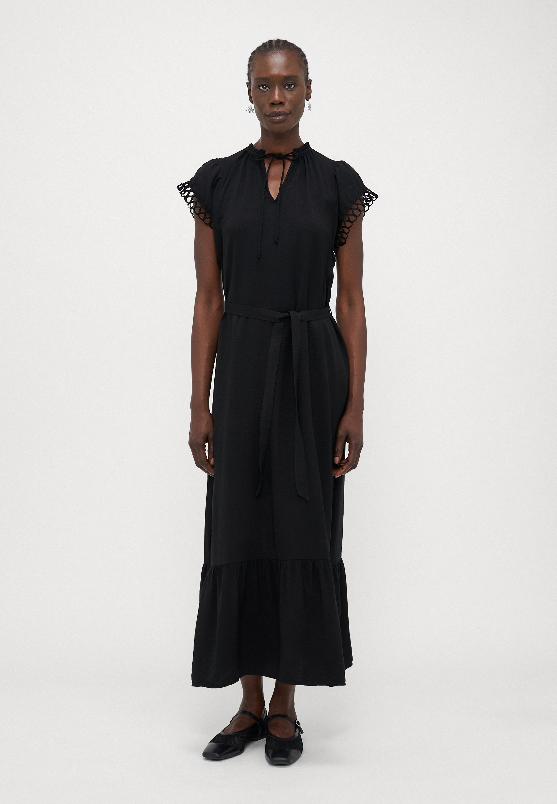 Vero Moda Tall VMFLAVIA DRESS  - Maxi dress - black - Zalando.co.uk