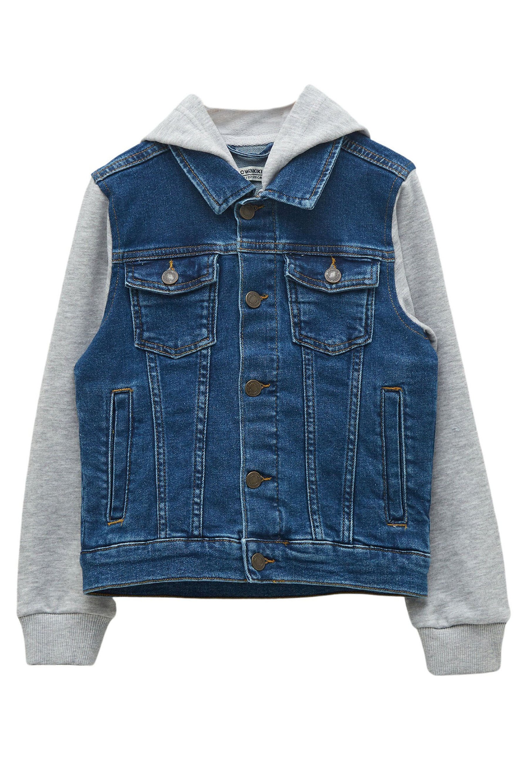 LC Waikiki HOODED LONG SLEEVE - Giacca di jeans - indigo/blu scuro - Zalando .it