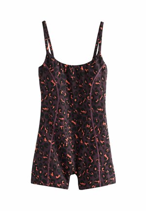REGULAR FIT - Jumpsuit - burgandy leopard
