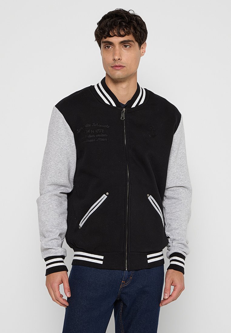 dreimaster Sweater met rits zwart