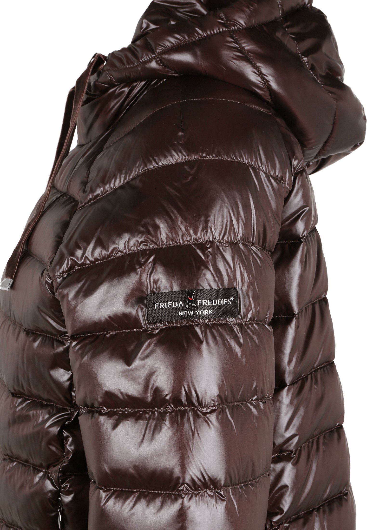 frieda und freddies daunenjacke braun