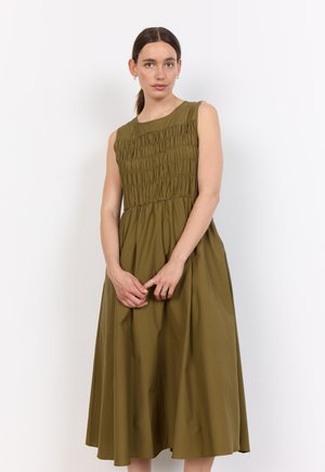 Day dress - misty olive