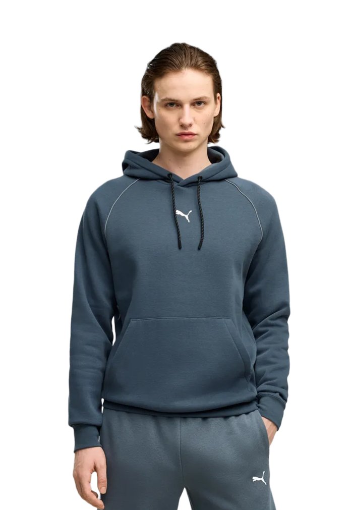 PUMA SPORT GRAPHIC HOLIDAY HOODIE FL 037 VAR - Sudadera con capucha - dark blue