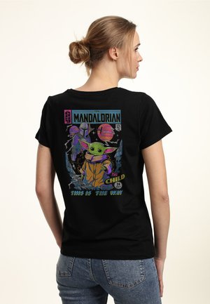 STAR WARS: THE MANDALORIAN NEON POSTER - T-Shirt print - black