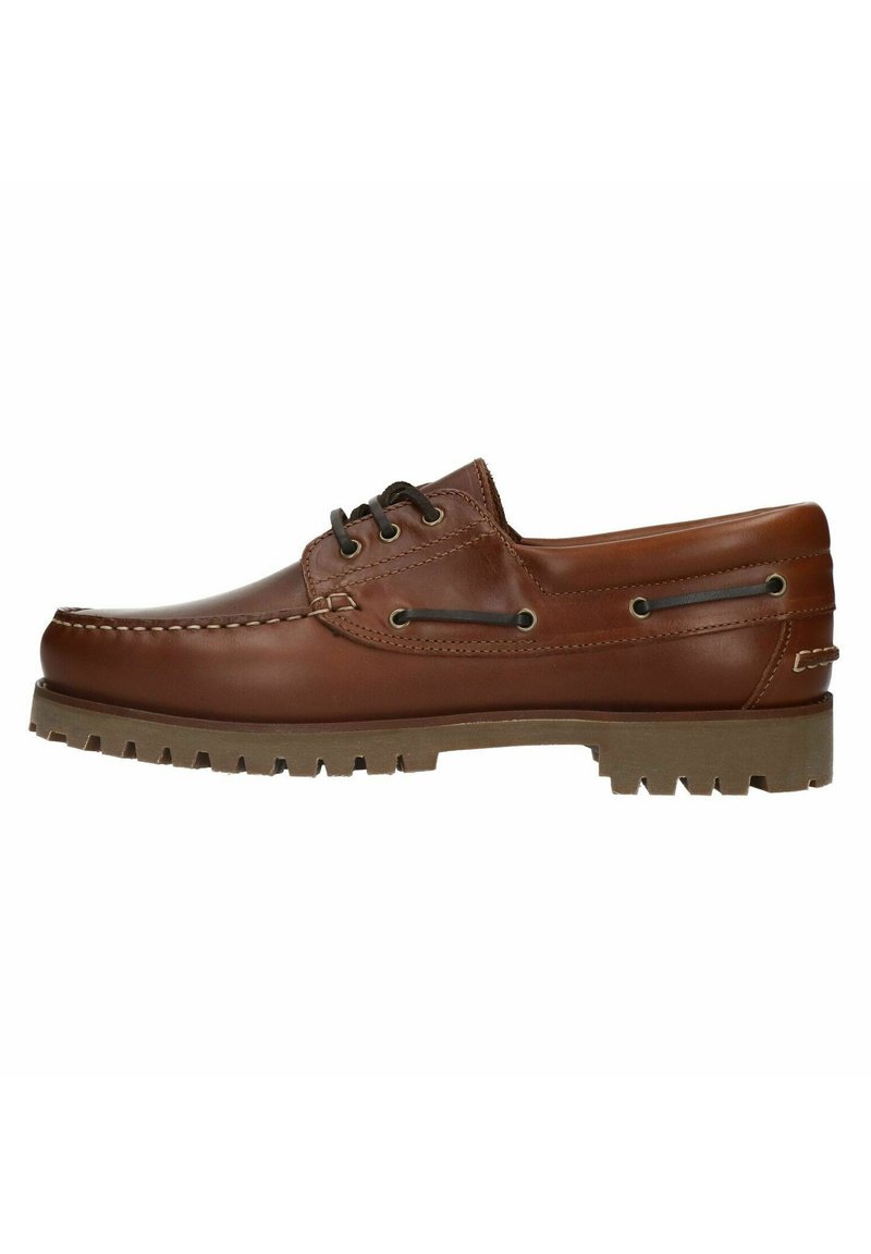 Manfield - Bootschoenen - cognac, Vergroten