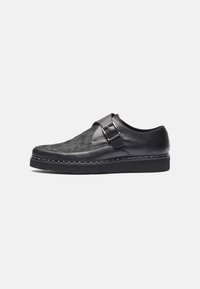 LEATHER - Slippers - black