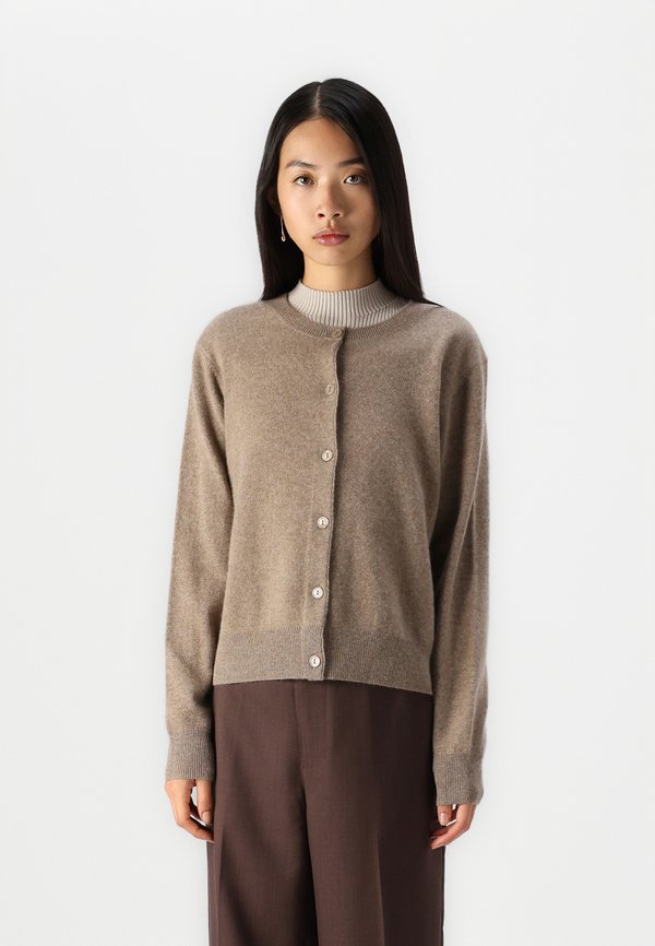 BOSTON CARDIGAN - Cardigan - nature taupe