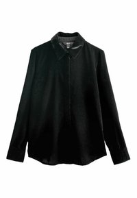 REGULAR FIT -LONG SLEEVE - Nööpidega pluus - black