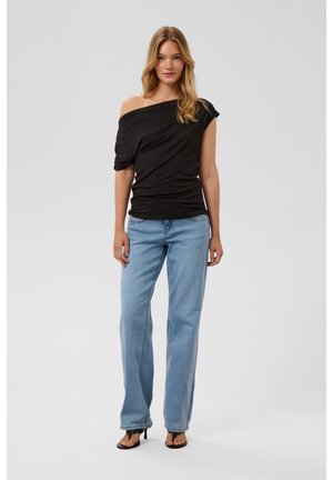 Cream, CRSONYA DRAPED T-SHIRT - T-shirt basique - pitch black