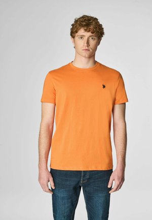 MANICHE CORTE IN  CON LOGO - T-shirt basic - orange