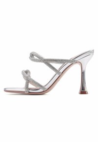 Nine West Kõrge kontsaga sandaalid - silver coloured
