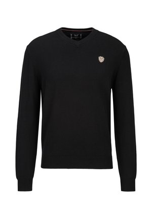 GINO - Strickpullover - black