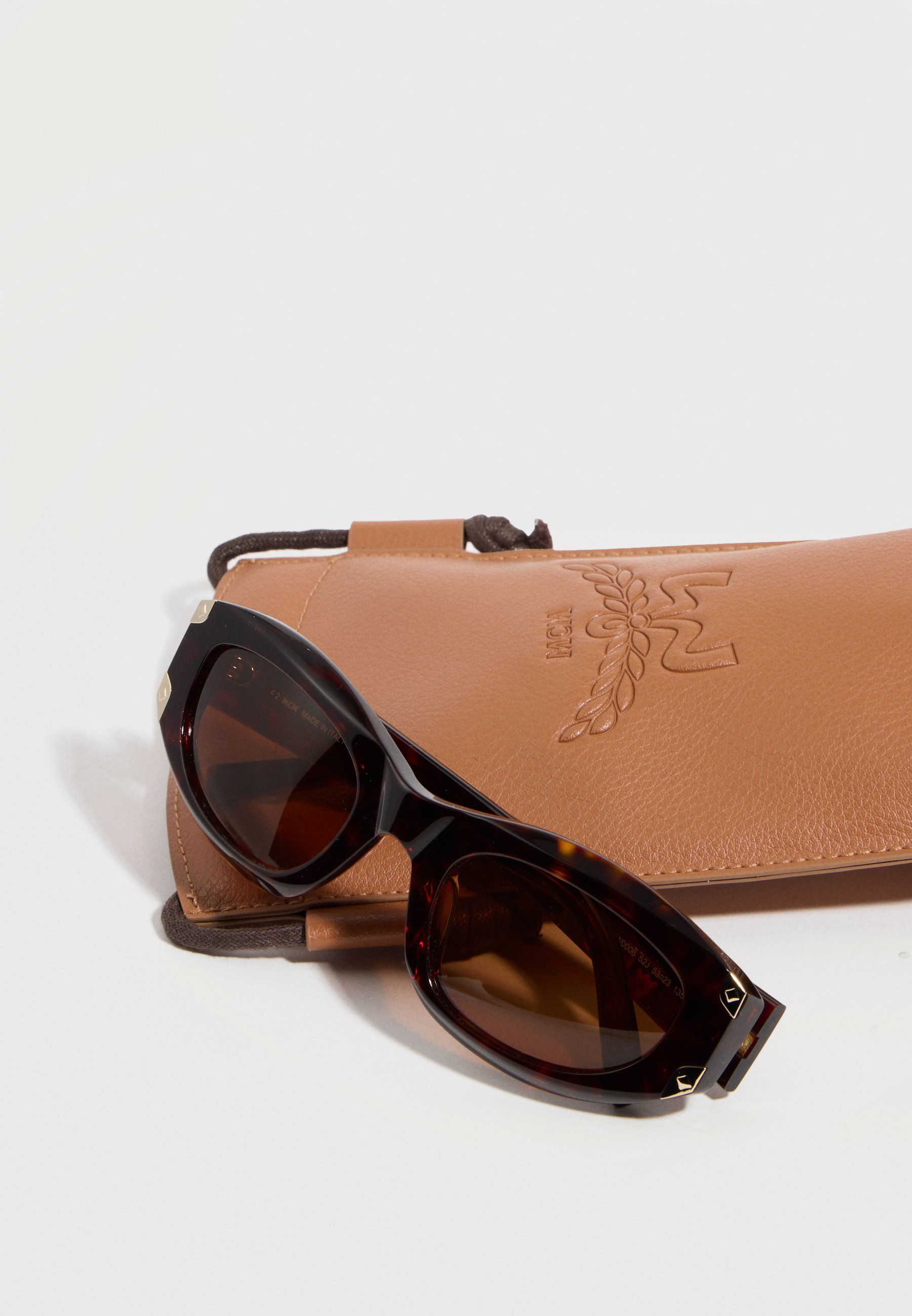 MCM UNISEX - Sunglasses - dark havana/roviex/dark brown - Zalando