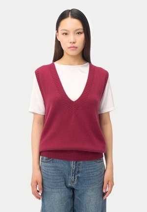 MIT V-AUSSCHNITT MIT RELAXED FIT DRY - Strickpullover - wk