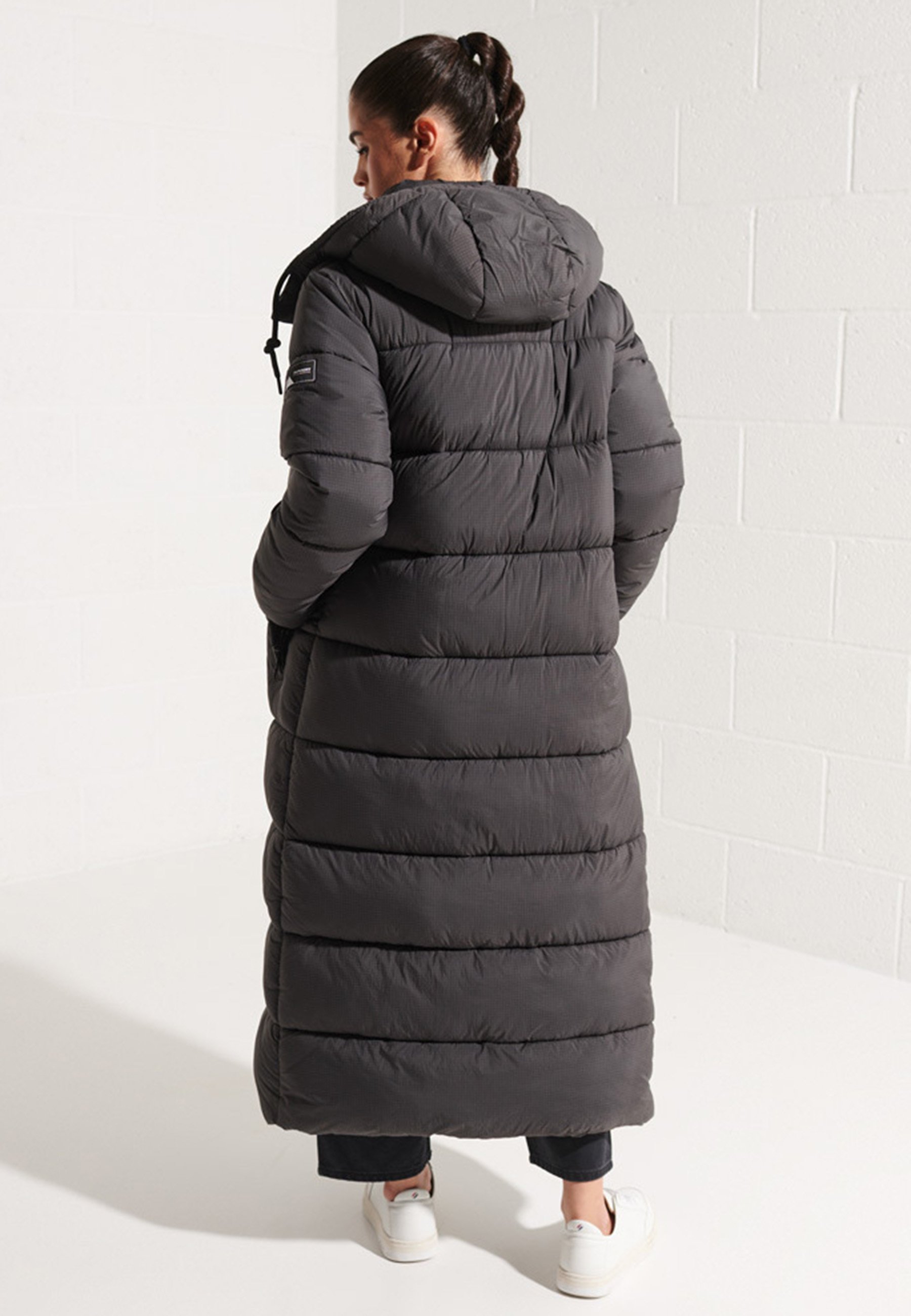 superdry longline padded coat