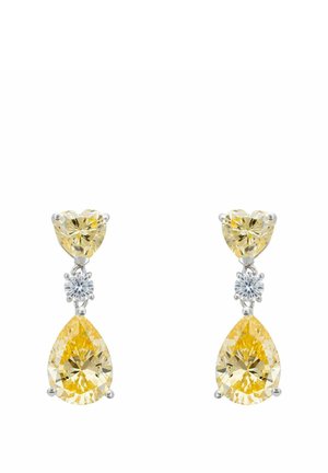 IRINA TOPAZ TEARDROP - Ohrringe - silver coloured
