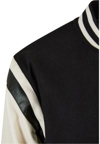 FUBU OLD ENGLISH VARSITY JACKET - Pilotska jakna - black offwhite white