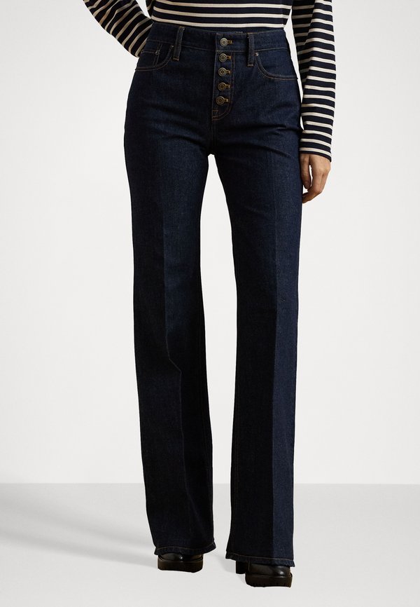 HIGH RISE FLARE JEAN - Flared Jeans - rinse wash