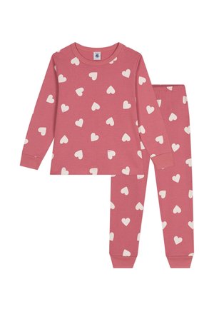Effen kinderpyjama van geruwde bouclé badstof PAUL A0BD903050 | Petit