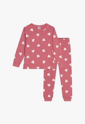 Effen kinderpyjama van geruwde bouclé badstof PAUL A0BD903050 | Petit Effen kinderpyjama van geruwde bouclé badstof PAUL A0BD903050 | Petit