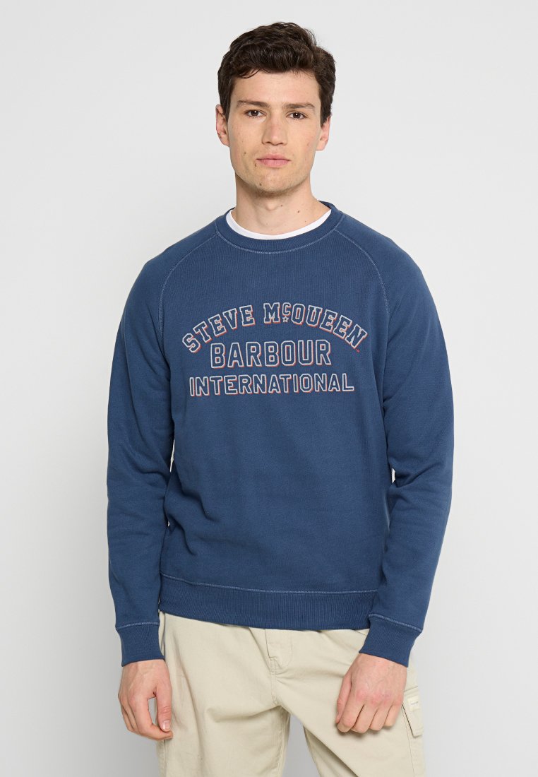 Barbour International Sweater donkerblauw