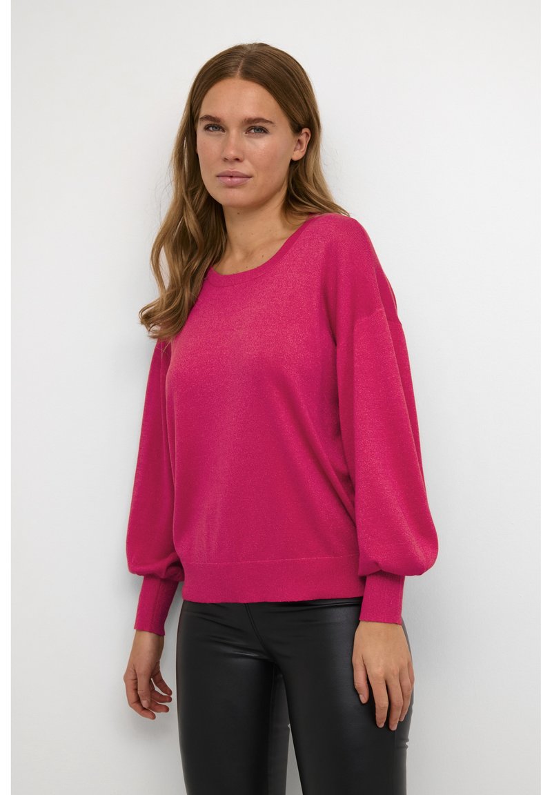 Kaffe REGINA O-NECK - Trui - virtual pink