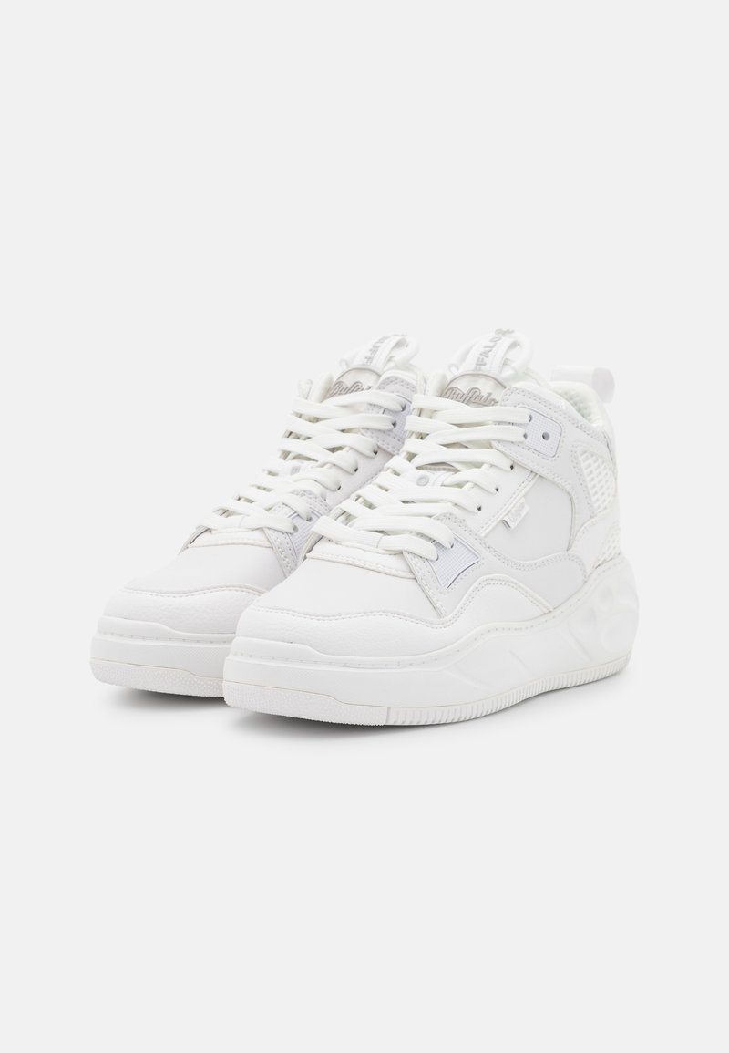 Damen Sneaker low | Buffalo VEGAN FLAT MID Sneaker low white/weiß - US51850 Damen Sneaker low | Buffalo VEGAN FLAT MID Sneaker low white/weiß - US51850