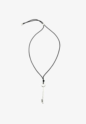 Massimo Dutti, KEY PENDANT NECKLACE - Collana - silver-coloured