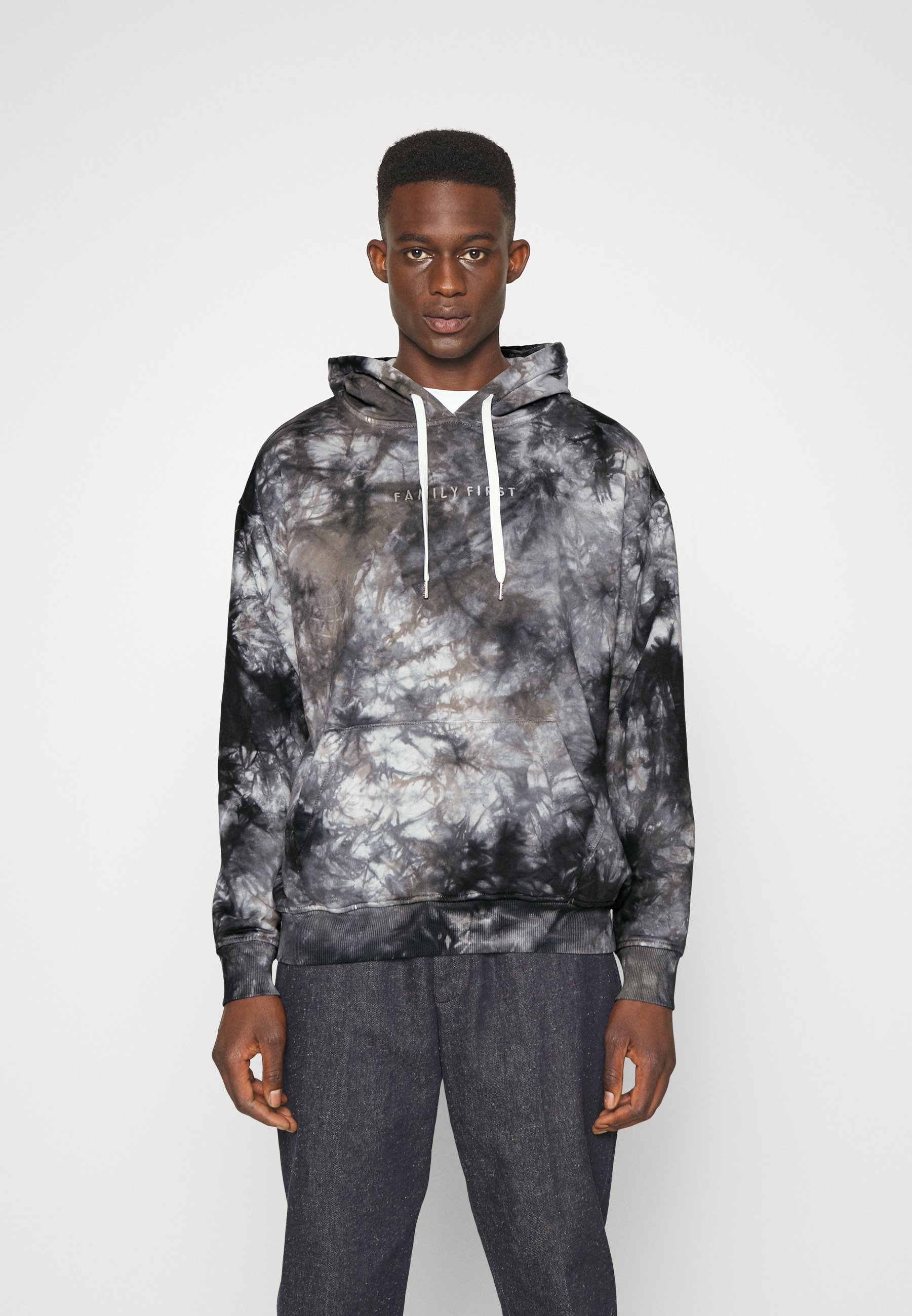 First HOODIE TIE DYE - Hoodie - grey 