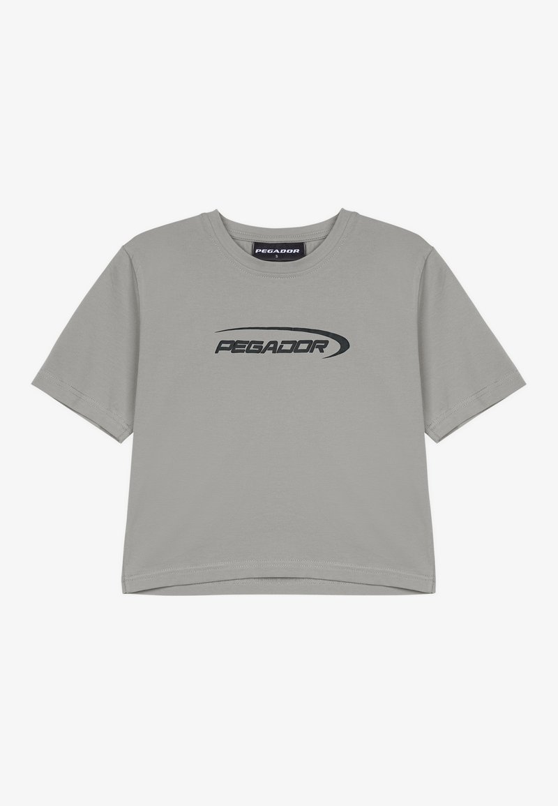 Pegador T-shirt print grijs denim/greydenim Pegador T-shirt print grijs denim/greydenim