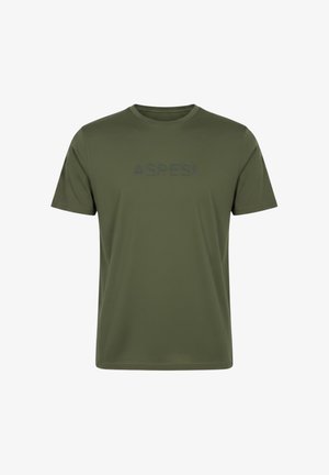 ASPESI, T-SHIRT ASPESI FLOCK - T-shirt con stampa - green