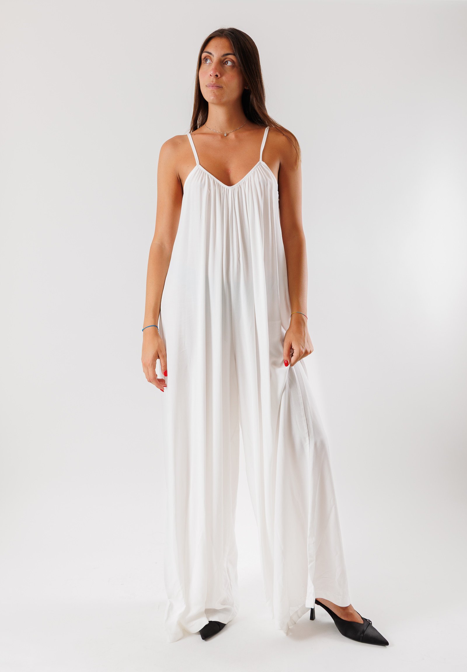 KONTATTO Tuta jumpsuit bianco