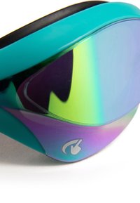 Arena ULTRA SWIPE MIRROR WETTKAMPF - Occhialini da nuoto - emerald peacock