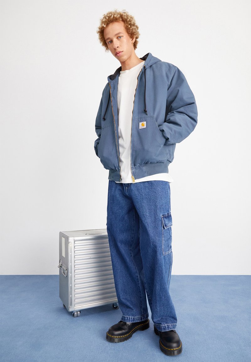 blue carhartt jacket