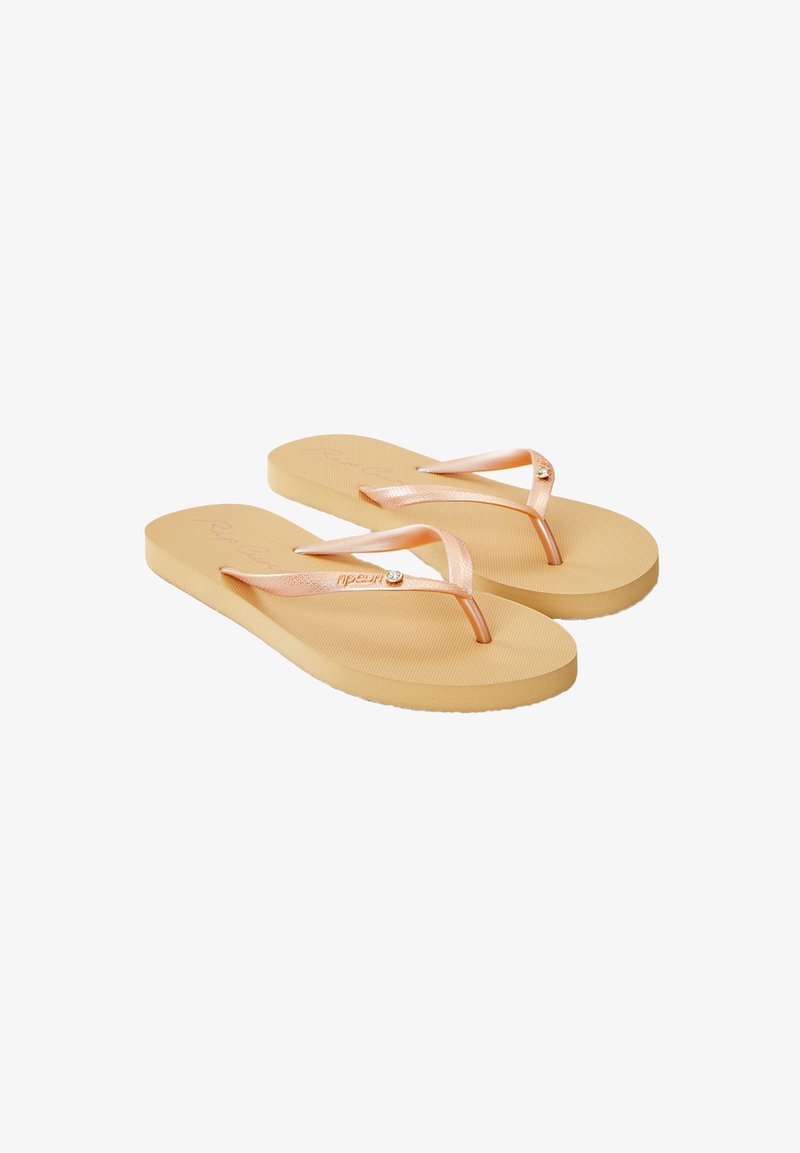 Rip Curl SCRIPT WAVE BLOOM OPEN TOE Tongs Gold dor ZALANDO FR rip-curl-script-wave-bloom-open-toe-tongs-gold-dor-zalando-fr